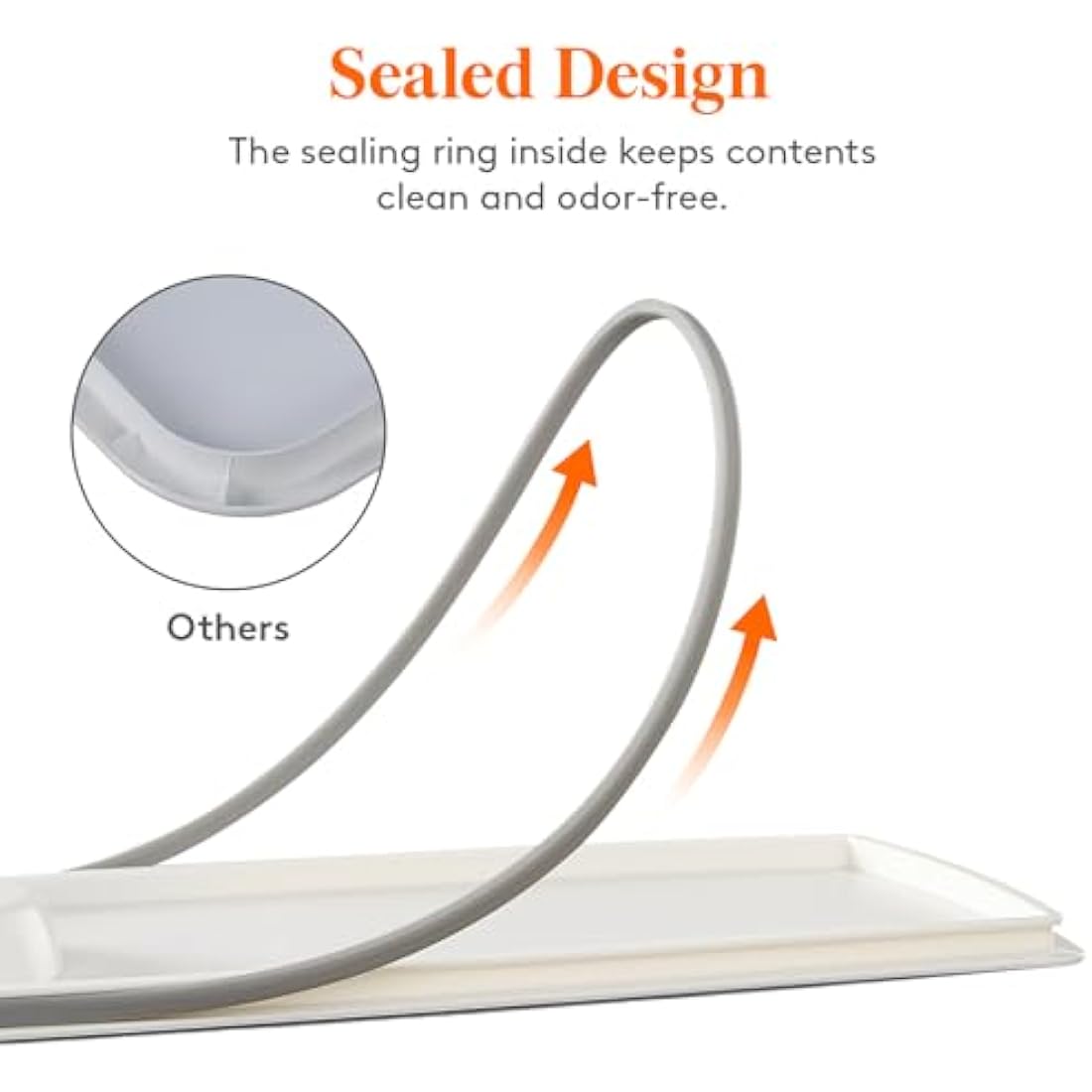 Lifewit Rice Dispenser Container 25 Lbs(11.3kg), Cereal Grain Flour Containers Storage with Measuring Cup, Sealed Moisture Proof Rice Bucket, Dry Food Soybean for Kitchen Pantry Household, BPA-Free