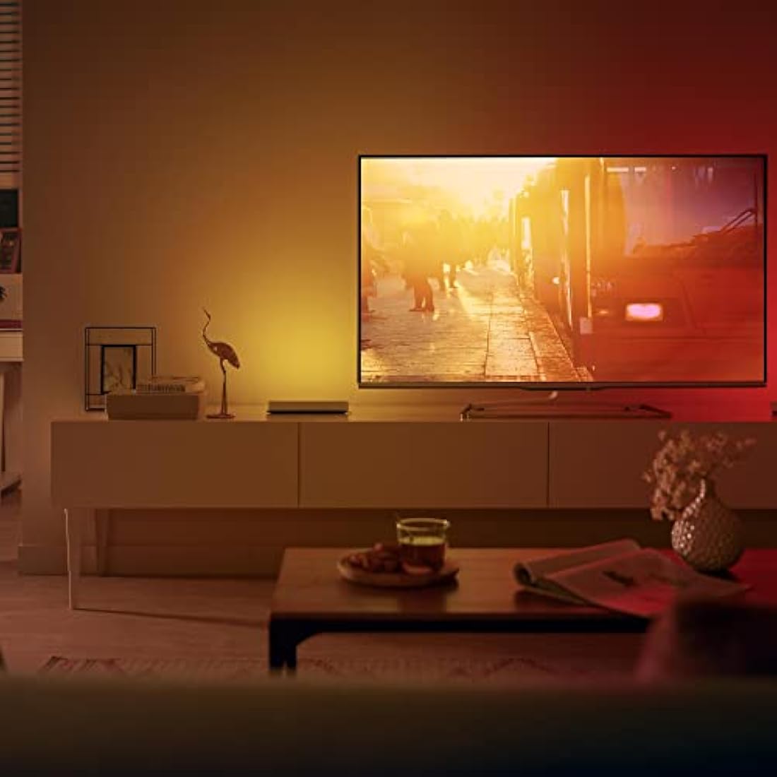 Philips Hue Play White and Colour Ambiance Smart Light Bar Extension, Entertainment Lighting for TV and Gaming (Works with Alexa, Google Assistant and Apple HomeKit), White