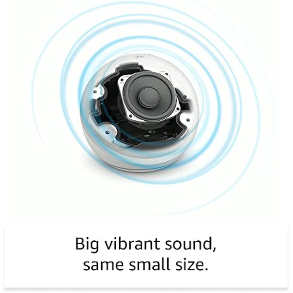 Echo Dot (Newest gen) | Big vibrant sound Wi-Fi and Bluetooth smart speaker with Alexa | Charcoal