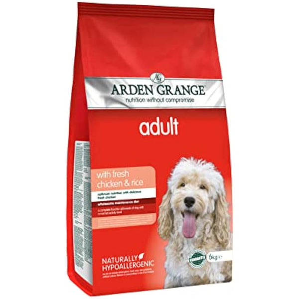 Arden Grange Adult Dry Dog Food Chicken and Rice, 6 kg