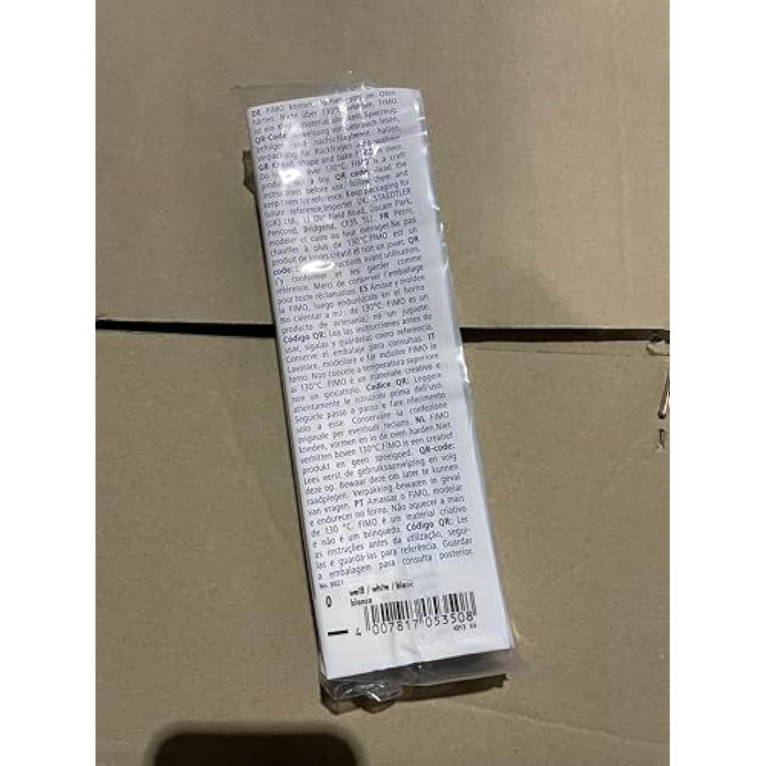 FIMO Soft 454g Polymer Modelling Clay - Oven Bake Clay - Black and White Set