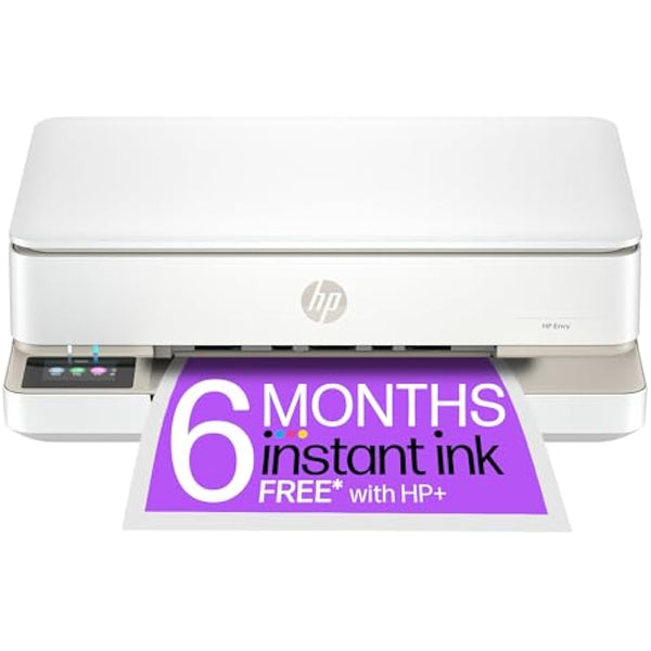 HP Envy 6120e All in One Printer | Perfect for Home | Colour | Wireless | Print, Scan & Copy | 6 months free Instant Ink limited time only | Easy Setup & Reliable Wi-Fi | White