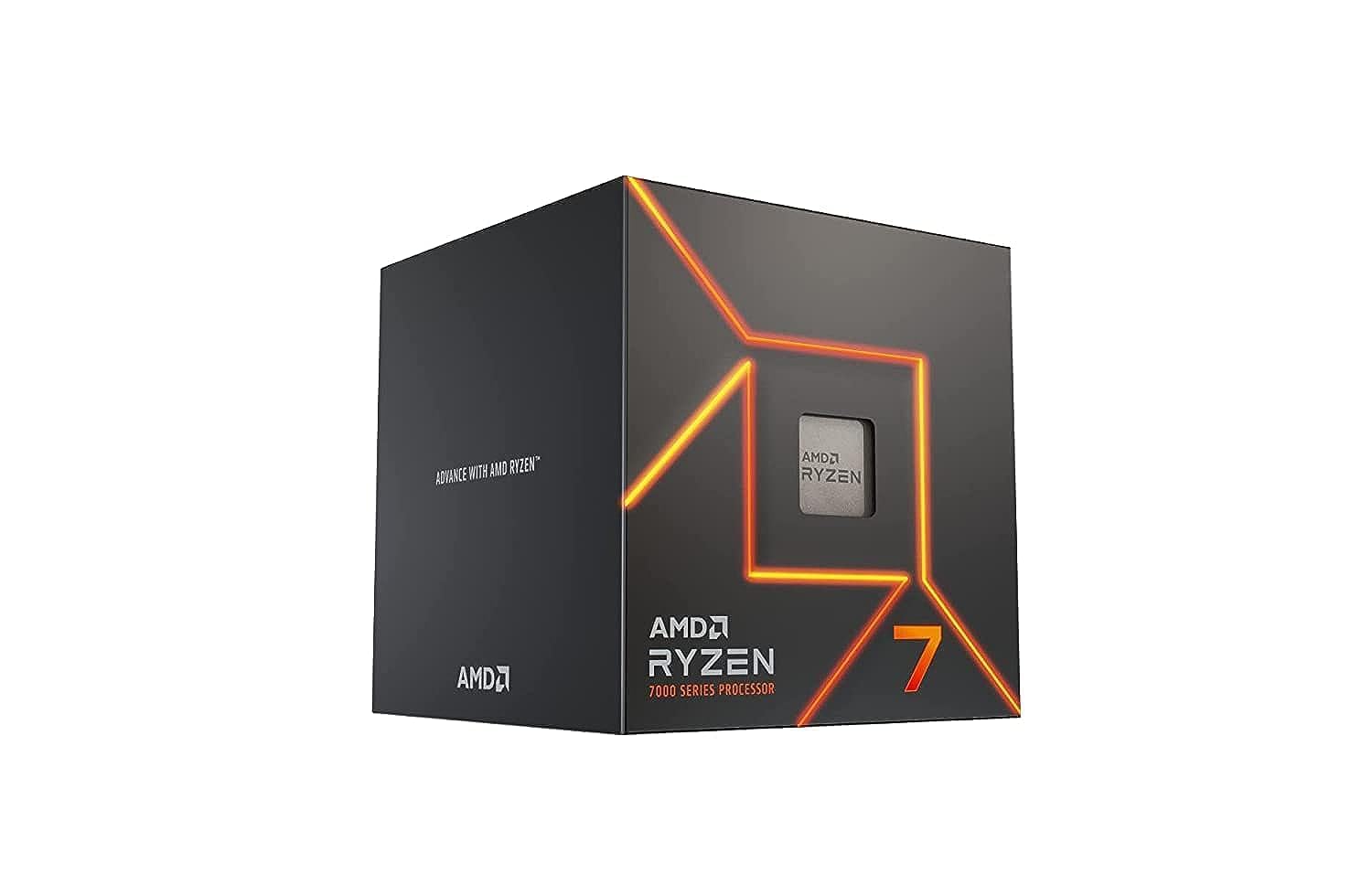 AMD Ryzensets 5 7600X Processor (integrated radeon graphics, 6 cores/12 threads, 105W TDP, AM5 socket, 38MB cache, up to 5.3 GHz max boost, no cooler)