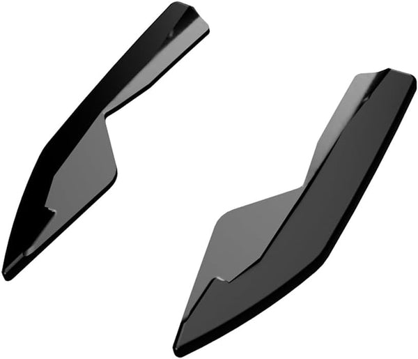 Oneway Rear Side Diffusors compatible with Audi A3 (8V) Sedan Facelift 2016-2020 - Gloss black