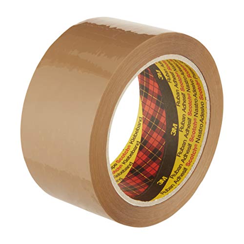 Scotch 28280 Classic Clear Packing Tape. Easy To Unwind Box Sealing Tape. Ideal for Sealing Boxes and Parcels. 6 Rolls