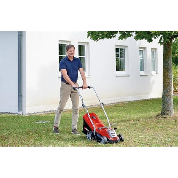 Einhell Power X-Change 18/33 Cordless Lawnmower - 18V, Brushless Motor, 33cm Cutting Width, 30L Grass Box, 5 Cutting Heights - GE-CM 18/33 Li Solo Battery Lawn Mower (Battery Not Included)