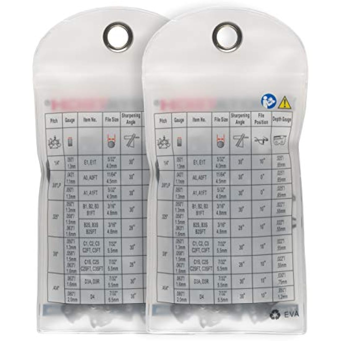 2 X 20 50cm Rotatech Chainsaw Chains .325" Pitch, .063" Gauge, 76 DL Drive Links. Compatible with Parker Brand Chainsaws