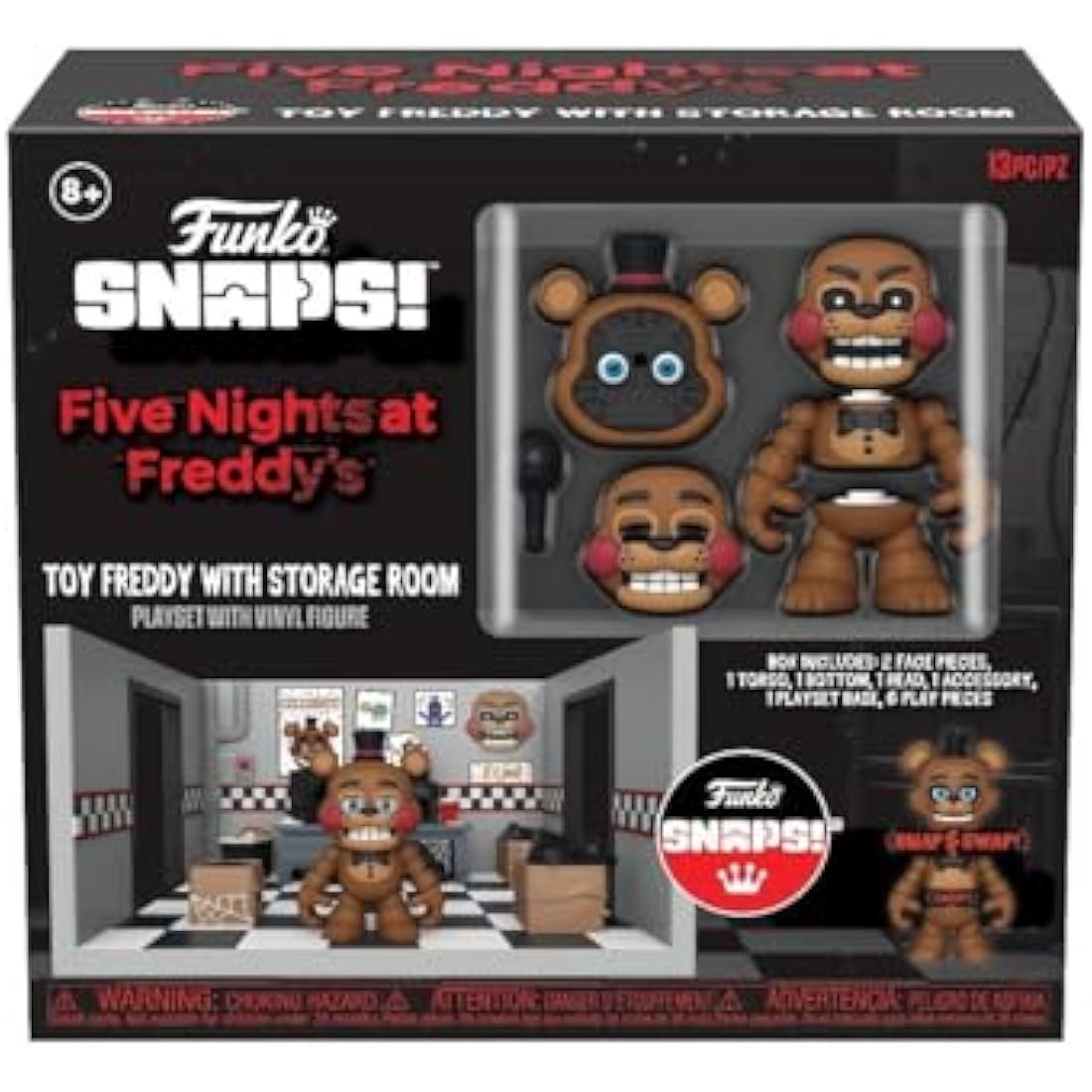 Funko Five Nights At Freddy's (FNAF) Snap: Playset - Security Room - Collectable Vinyl Figure - Gift Idea - Official Merchandise - Toys for Boys, Girls, Kids & Adults