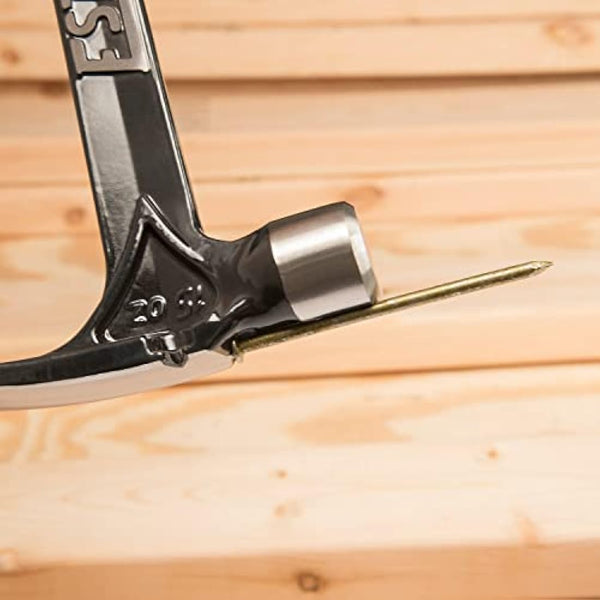 Estwing E15S 15oz Ultra Framing Hammer, Smooth Face, Leather Grip