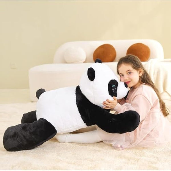 IKASA Giant Panda Stuffed Animal Plush Toy,78cm Large Cute Jumbo Soft Toys,Huge Big Size Plushy Fluffy Fat Oversized Plushie,Gifts for Kids