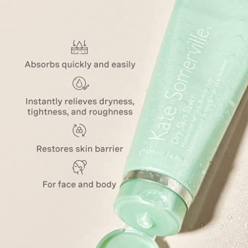 Kate Somerville Dry Skin Saver, Soothing, Hydrating Face and Body Lotion, Lightweight Moisturiser, Versatile Skincare Treatment, 120ml