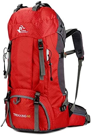 60L Waterproof Ultra Lightweight Packable Climbing Fishing Traveling Backpack Hiking Daypack,Backpack,Handy Foldable Camping Outdoor Backpack Bag with a Rain Cover