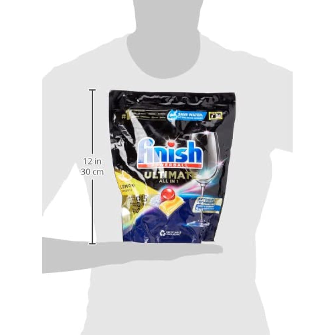 Finish In Wash Dishwasher Cleaner | Variant : regular | Size: Pack of 8, 250ml each |Cleans Dishwasher While Washing Dishes