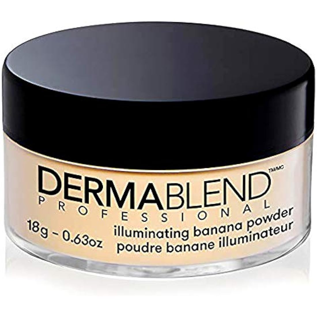 Dermablend Professional Illuminating Banana Loose Setting Powder - Sets Face and Body Makeup for Up to 16 Hours - Instantly Brightens Complexion - For All Skin Types, Tones, Conditions - 18g