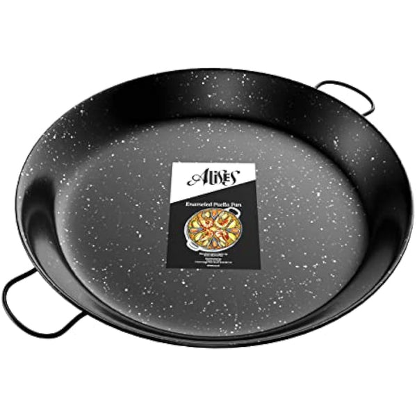 Alises - Enamelled Carbon Steel Induction Paella Pan (Naturally Non-Stick) 30 cm