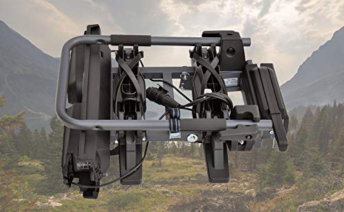 Witter ZX204 Bicyle Bolt-on Towball Mounted Bike Rack for 4 Bikes | Maximum Load of 60kg | Lightboard for 13 Pin Socket