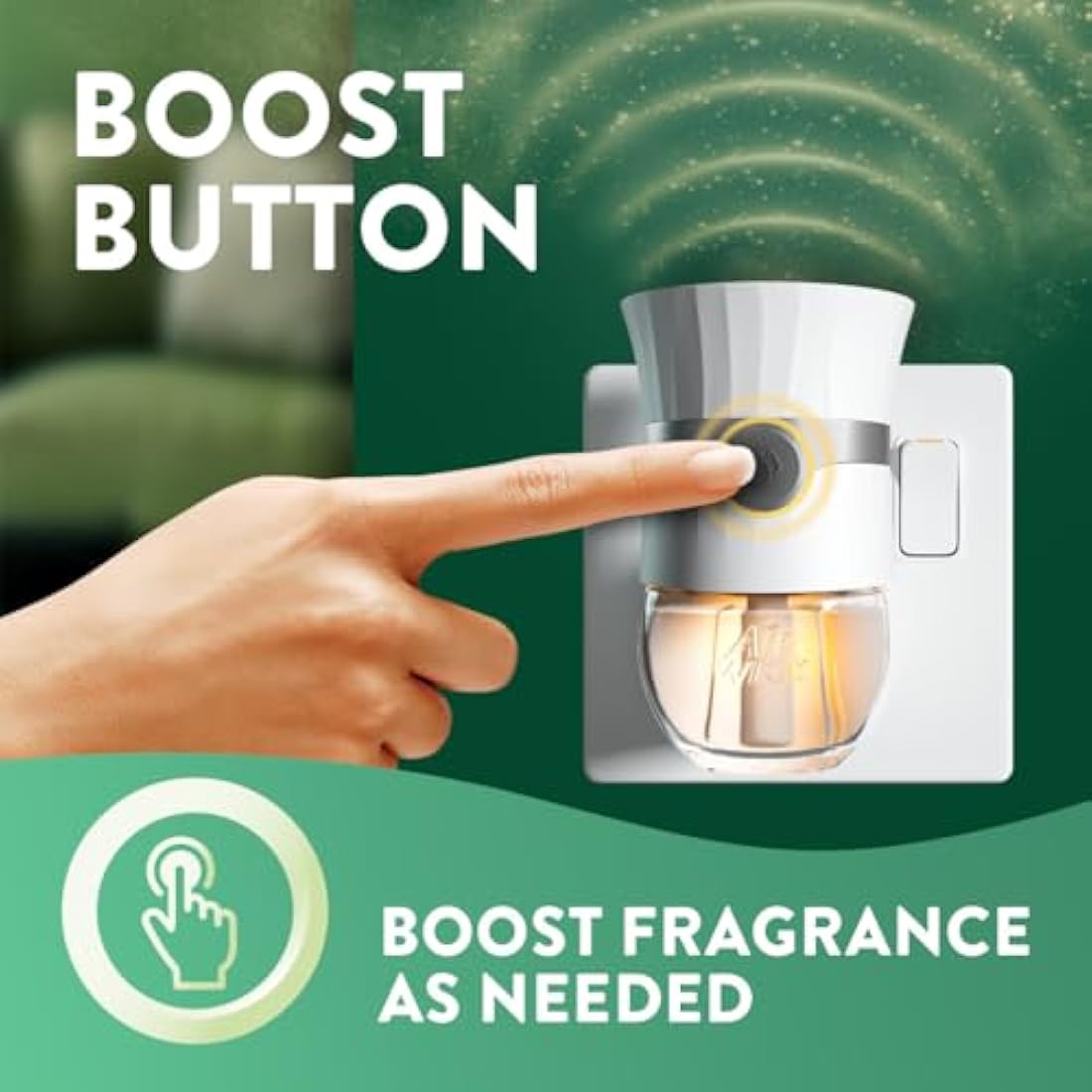 Air Wick Plug in Diffuser Refill, White Vanilla Bean, Pack 6 x 19ml, Long Lasting Fragrance, Lasts up to 600 days, Packaging may vary