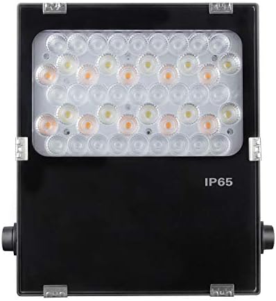 lighteu®, Milight Miboxer 50W AC100~240V Garden Spotlight RGBCCT Multi-Color Change and Color Temperature Adjustable WiFi LED Garden Lawn Light IP66 Waterproof futC06
