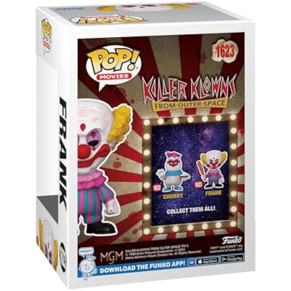 Funko Pop! Movies: KKOS - Frank - Killer Klowns from Outer Space - Collectable Vinyl Figure - Gift Idea - Official Merchandise - Toys for Kids & Adults - Movies Fans - Model Figure for Collectors