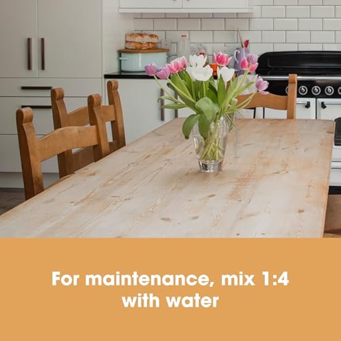 Furniture Clinic Wood Cleaner (500ml) | Restore & Clean Wooden Floors, Furniture, Blinds, Doors, Decking and Many other Wood Surfaces - Easily Remove Wax & Polish Build up, Grease and Grime