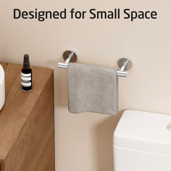KES Small Towel Rail 23CM Bathroom Hand Towel Holder Kitchen Dish Cloths Hanger SUS304 Stainless Steel RUSTPROOF Wall Mounted Polished Steel, A2000S23DG