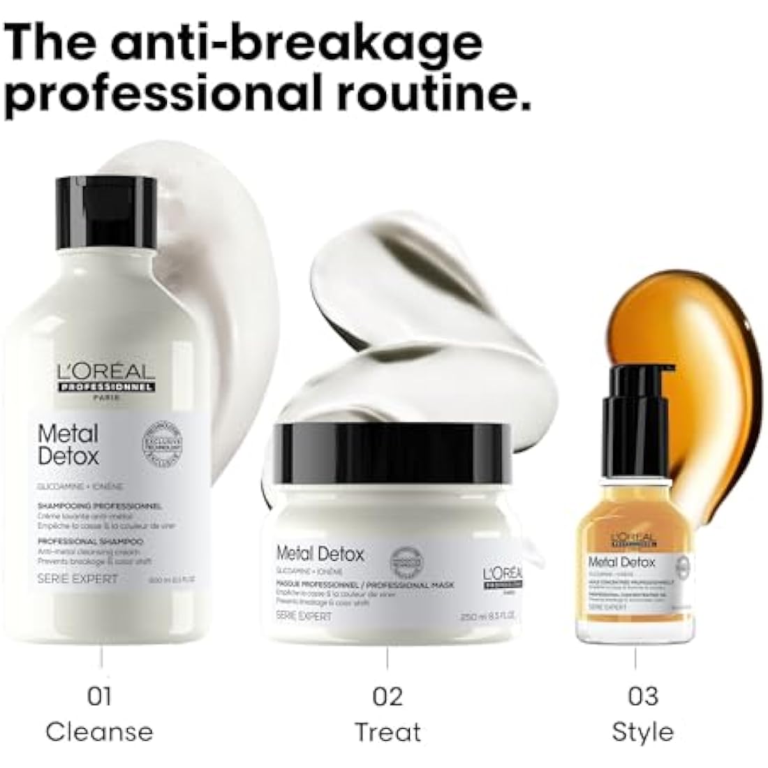 L'Oreal Professionnel Serie Expert DUO Metal Detox Shampoo 300ml and Mask 250ml