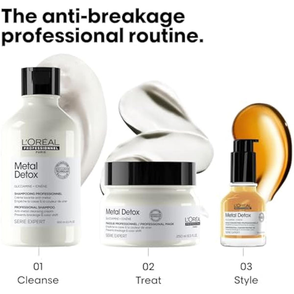 L'Oreal Professionnel Serie Expert DUO Metal Detox Shampoo 300ml and Mask 250ml