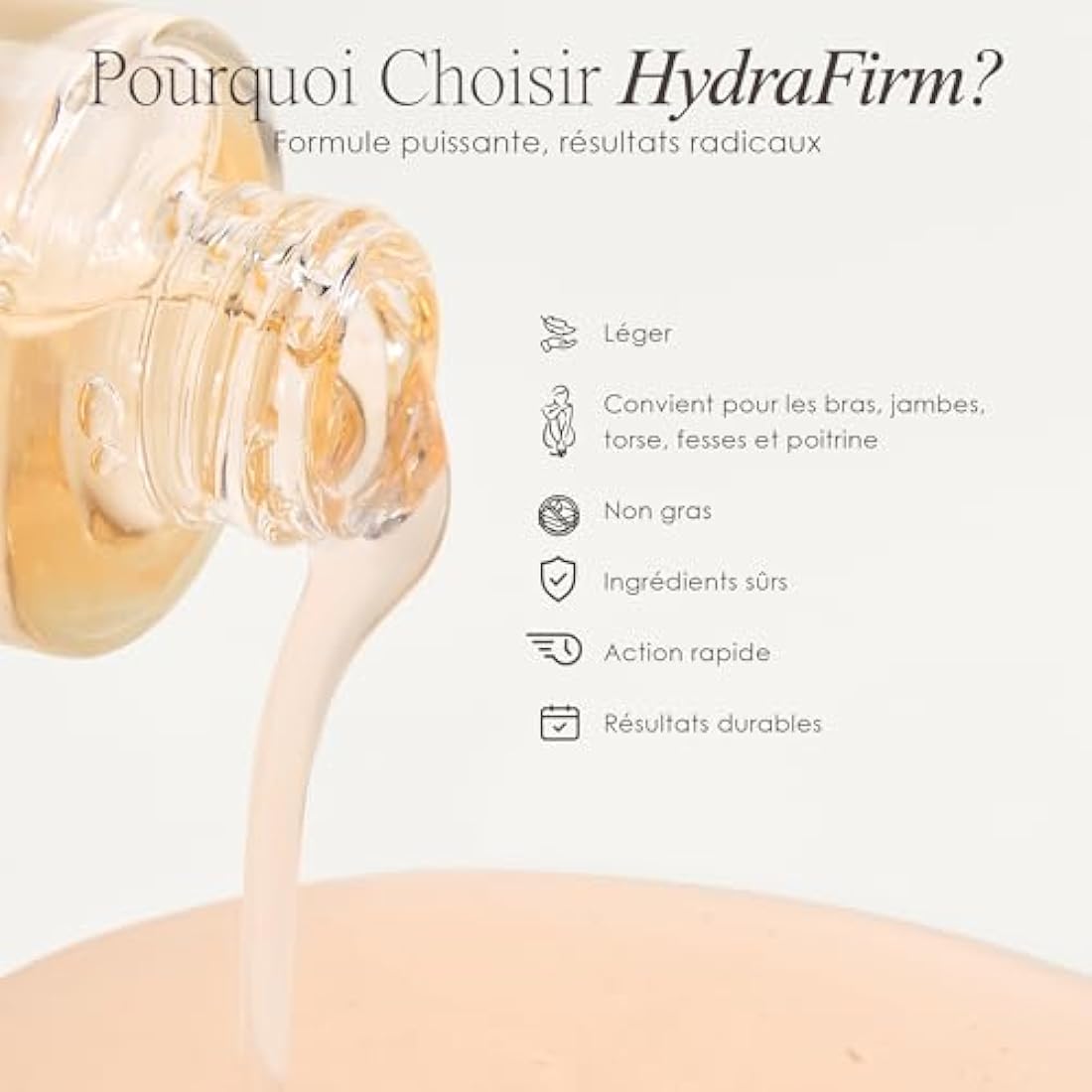 HydraFirm Body Gel by Project E Beauty | Firming and Sculpting | Reduce Cellulite | Body Shaping & Contouring | Tightens & Firms | Loose and Sagging Skin | 50ml