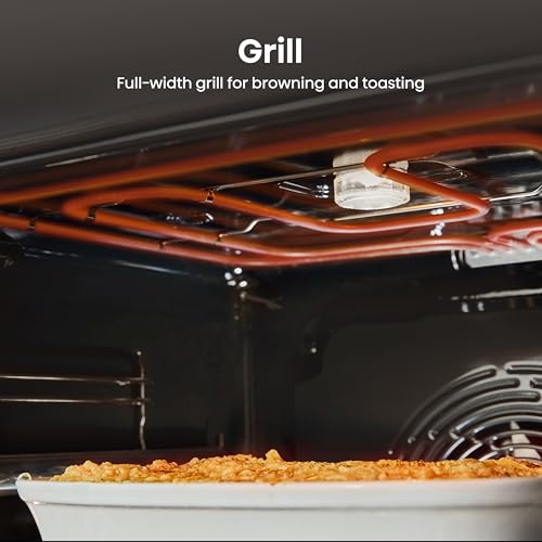 Hisense BI64211PB 77 Litre Built In Electric Single Oven With Pyrolytic Cleaning, Pizza Mode, Multiphase Cooking- Black 22x23x23 inches (LxWxH) - A+ Rated, Extra Large