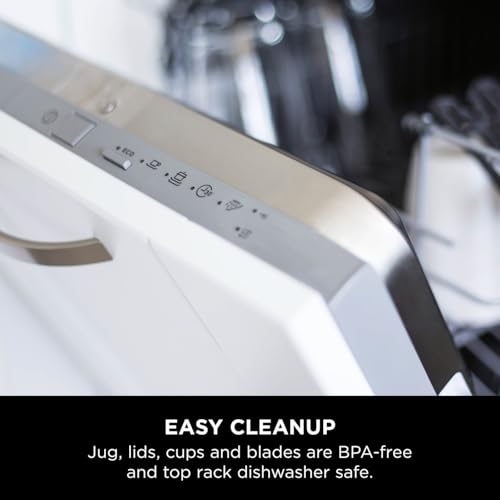 Ninja 2-in-1 Detect Power Blender Pro & Single Serve, 1200W Blender With Jug, & 2x Single Serve Cups, Blend Smoothies, Chop Vegetables & Mix Frozen Drinks, Black/Copper, TB301UKCP