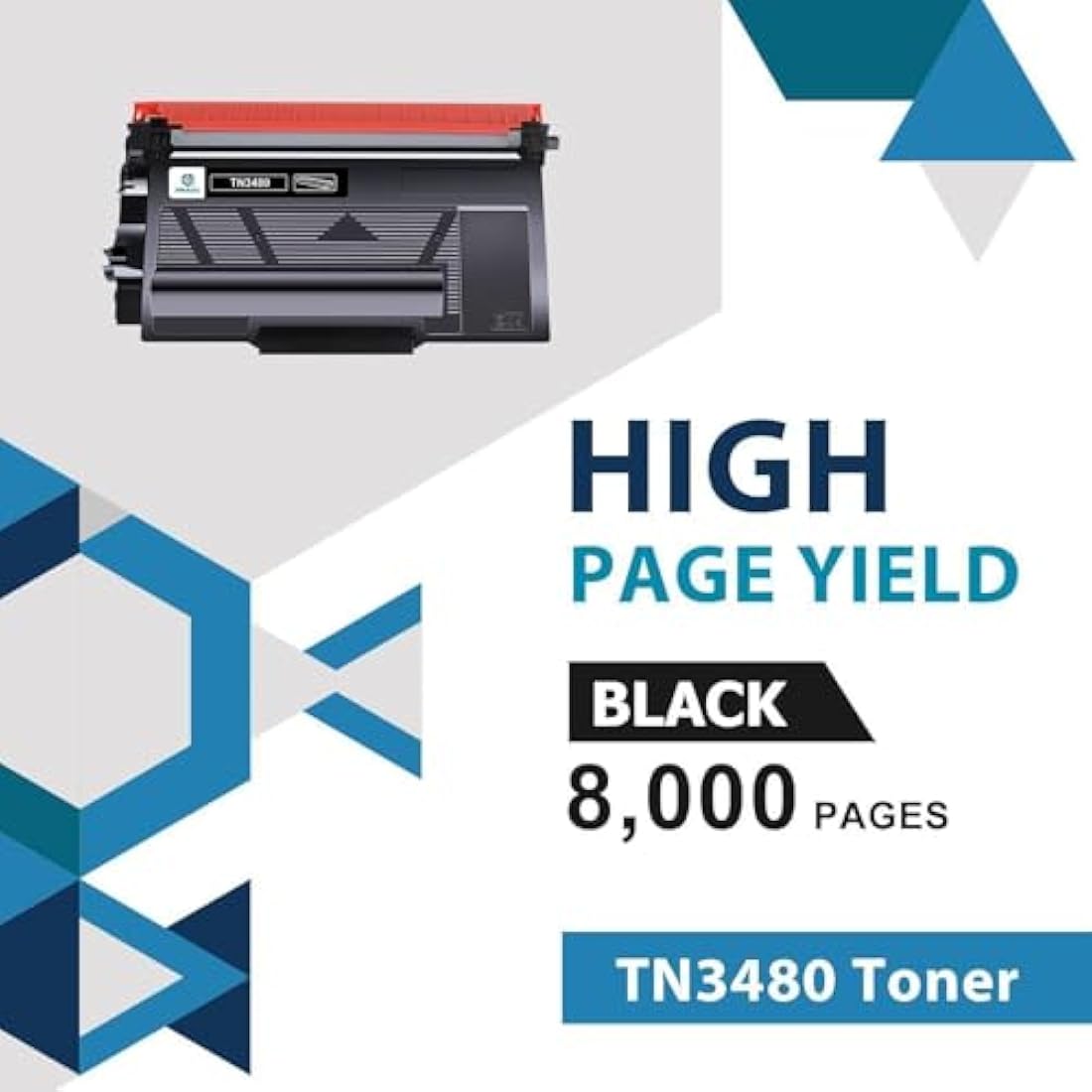 inkalfa TN3480 Compatible for Brother TN-3480 Toner Cartridge HL-L5100DN HL-L5200DW MFC-L5750DW MFC-L5700DW HL-L6400DW HL L5100DN L5200DW MFC L5750DW HL-L5000D TN 3480 3430 TN3430 TN-3430 Black 2