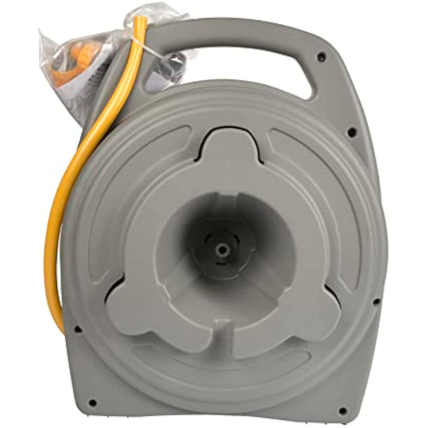 HOZELOCK - Portable Compact Hose Reel 20 m : 20m Streamlined Hose Reel, Compact, Large Handle, Supplied with 1 Nozzle and all Fittings [2382R0777]