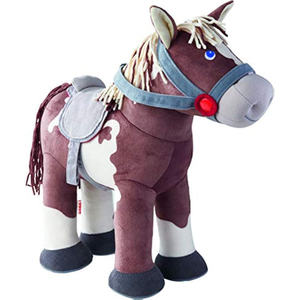 HABA 305464 Horse Joey- Cuddly Toy Horse and Doll Accessory, 35 cm, for ages 18 Months and Up