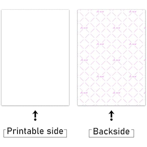 A-SUB Sublimation Paper A3, 297x420mm, 500 Sheets, Compatible with EPSON, SAWGRASS, RICOH, Brother Sublimation Printers