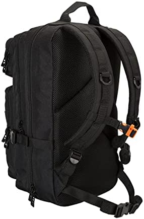Mountain Warehouse Legion 35L Backpack - Rain Cover Hiking Rucksack, Whistle Camping Daypack