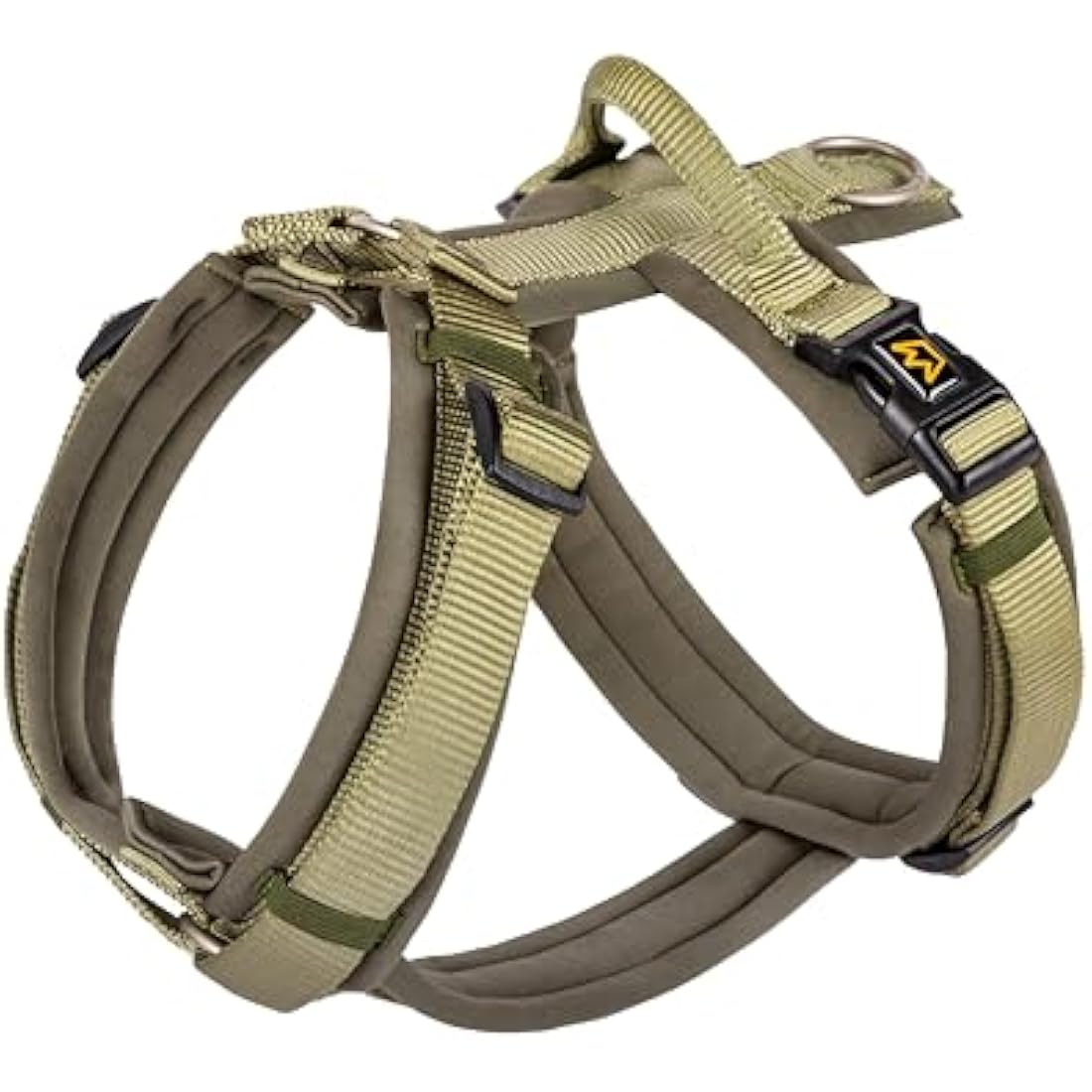 Rudelkönig dog harness Bella - Chest Harness with Handle - Adjustable no pull harness for dogs in Various Sizes - Escape proof dog harness for medium dogs