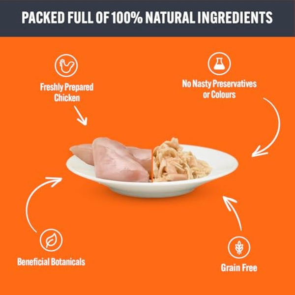 HiLife Adult Wet Cat Food Tins, Mixed Chicken Recipes in Sauce, Complete Tinned Cat Food, 100% Natural & Grain Free, Chicken Breast / with Beef / with Duck, 4x (12 x 70g) / 48 cans