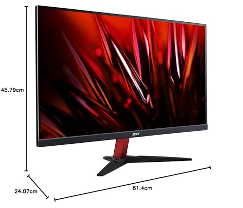 Acer Nitro KG241Y S3 24-inch Gaming Monitor - VA Panel, 1920 x 1080, 4ms, 180Hz, FreeSync Premium, HDR 10, DP, HDMI