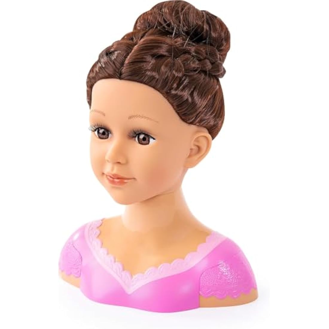 Bayer Design 90088AK Hairdressing head Charlene Super Model, styling, Makeup, with Accessories , Brown