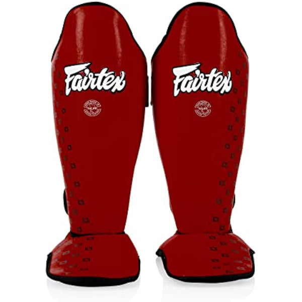 Fairtex Competition Muay Thai Shin Guards, SP5 - Black, Blue, Yellow