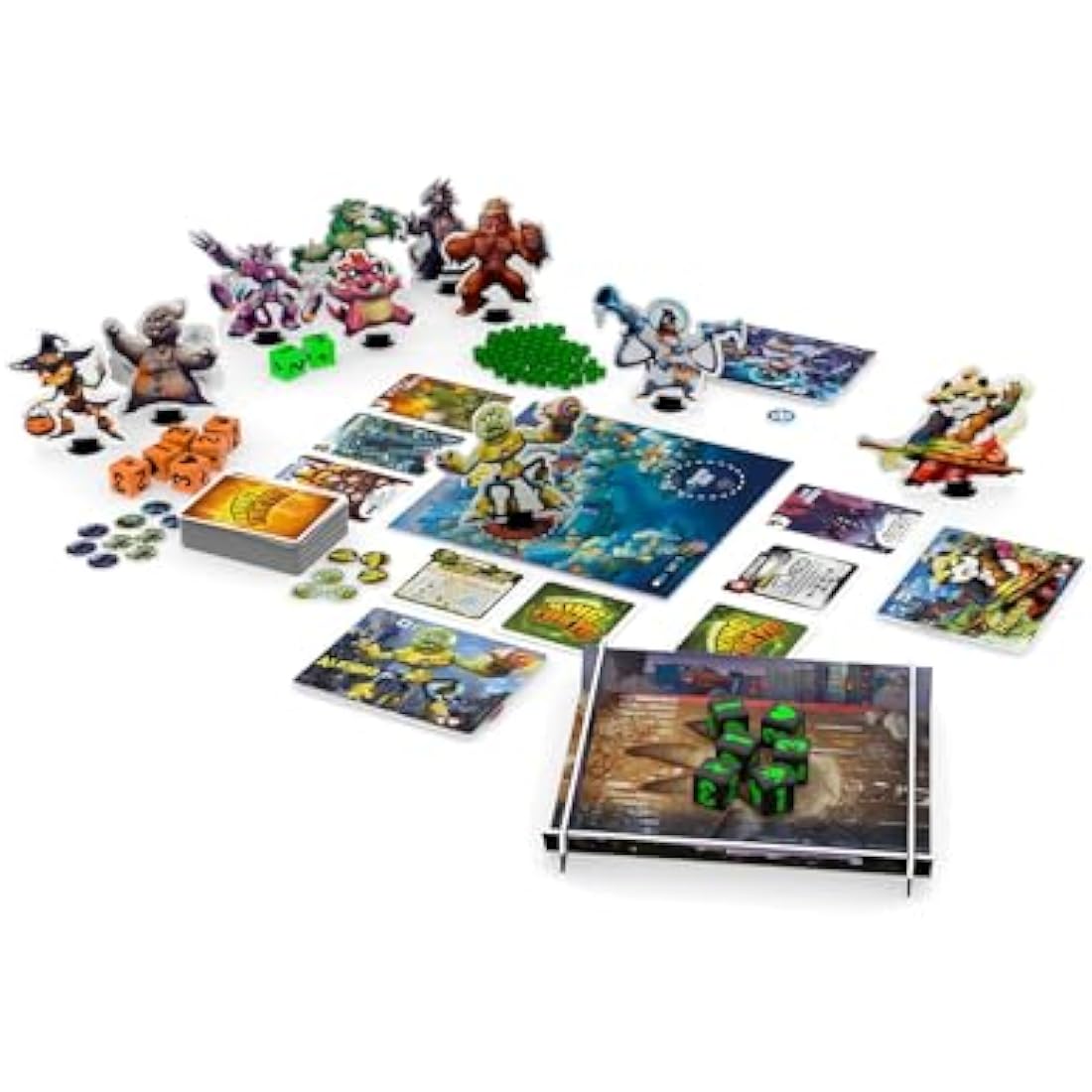 IELLO | King of Tokyo Monster Box | Board Game | Ages 8+ | 2-6 Players | 30 Minutes Playing Time