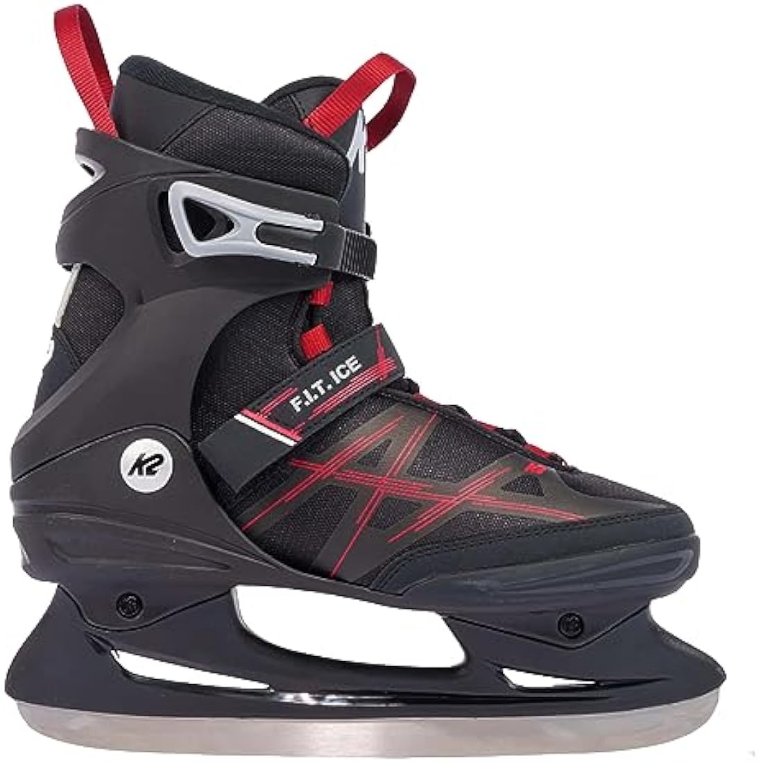 K2 F.I.T. ICE 25G0410 Men's Ice Skates Black/Red