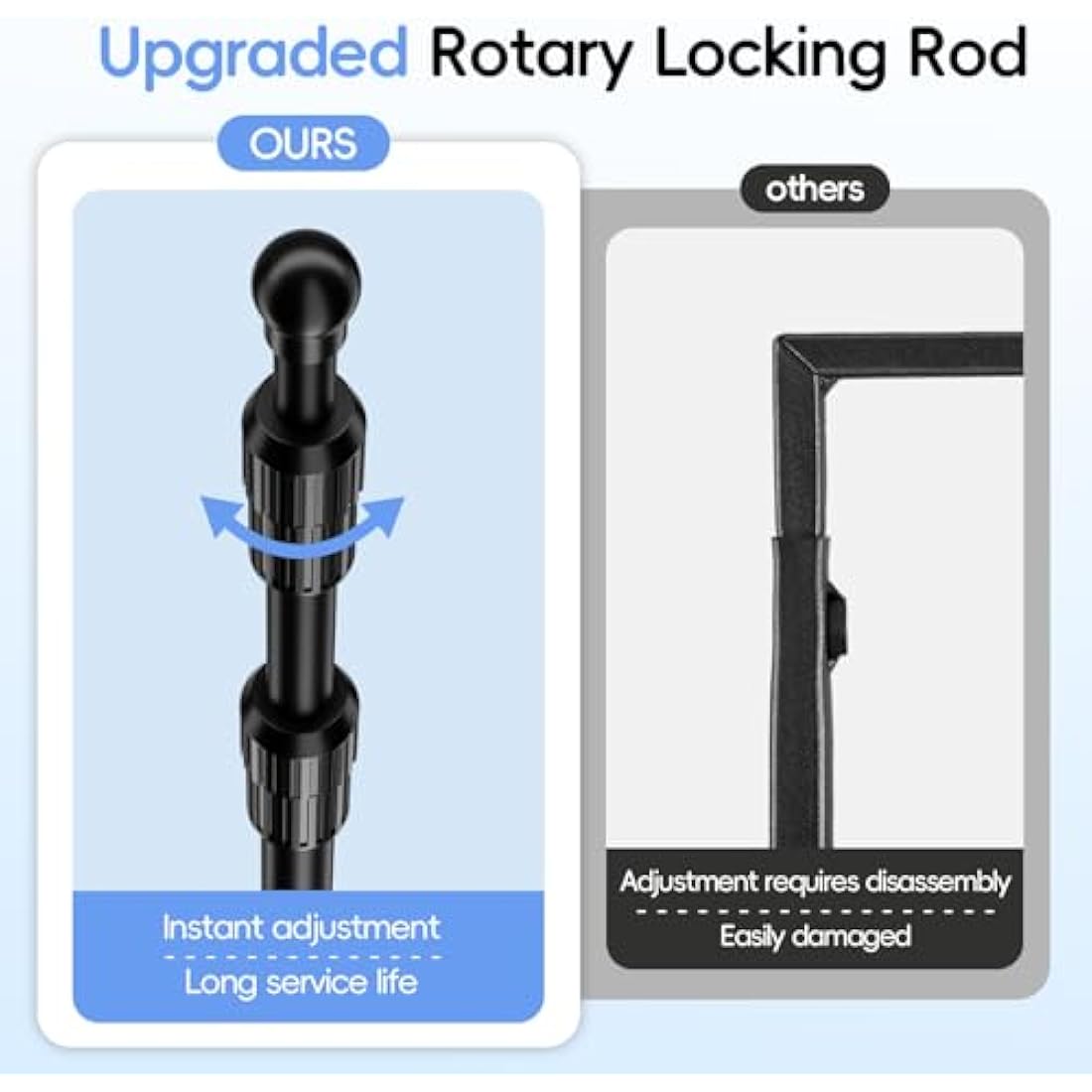 EMART Adjustable Over The Table Rod Stand, 50-94" Length, Balloon Flower Arch Frame for Birthday, Wedding, Party, Christmas,Anniversary Decorating