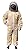 AGS Three layer ultra ventilated olive beekeeping suit professional bee suit beekeeper wasp suit (small)