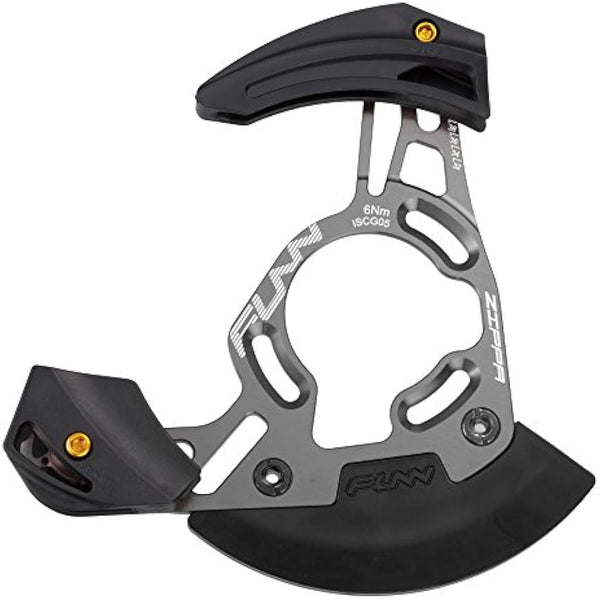 Funn Zippa DH Chain Guide, ISCG05 Interface, BSA Adapter Included, 32T-38T, Mountain Bike Chain Protector