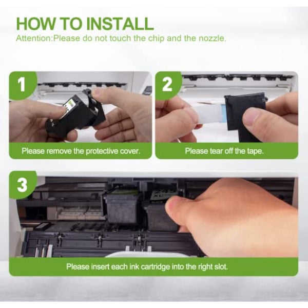 560 561 Ink Cartridges Replacement for Canon 560 561 560xl 561xl PG-560XL CL-561XL Ink Cartridges for Canon Pixma TS5350 TS7450 TS5351 TS5352 TS5353 TS7451 (1 Black, 1 Colour)