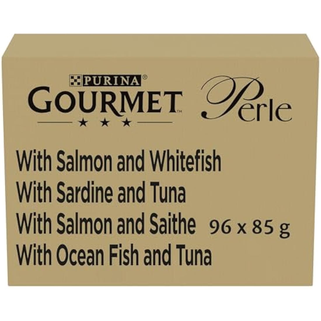 Gourmet Perle Seaside Duo In Gravy Wet Cat Food 96X85g
