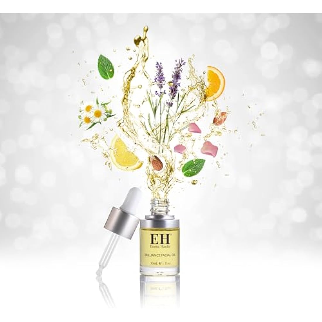 Emma Hardie 30ml Brilliance Facial Oil with Botanical Extract Blend, Use to Hydrate & Revitalise Skin, Promote Glow & Youthful Look & Reduce Wrinkle, Suitable for Sensitive Skin, Vegan & Cruelty Free