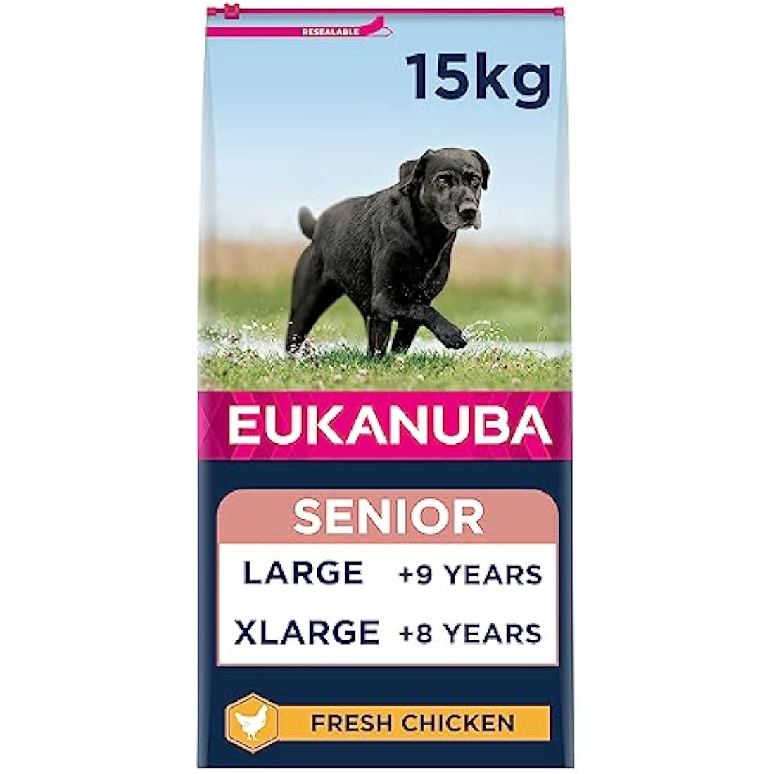 Eukanuba Complete Dry Dog Food for Senior Large and Giant Breeds with Fresh Chicken 15 kg