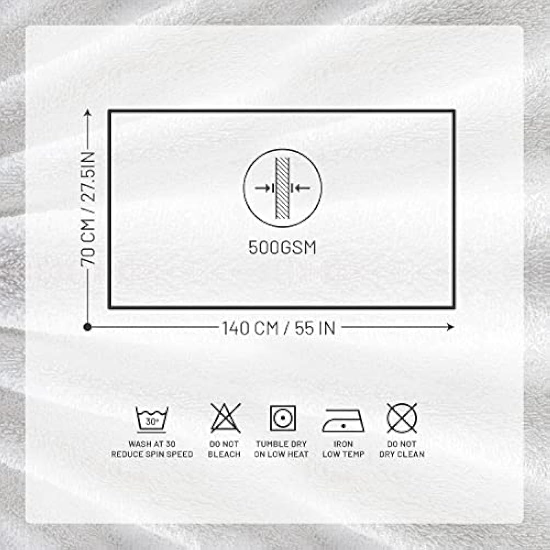 X11 Homeware Bath Towels Pack of 4 Egyptian Cotton Towel Set Highly Absorbent Soft Bathroom Towels Set of 4 Ring Spun Cotton Quick Dry Large Towels (White)